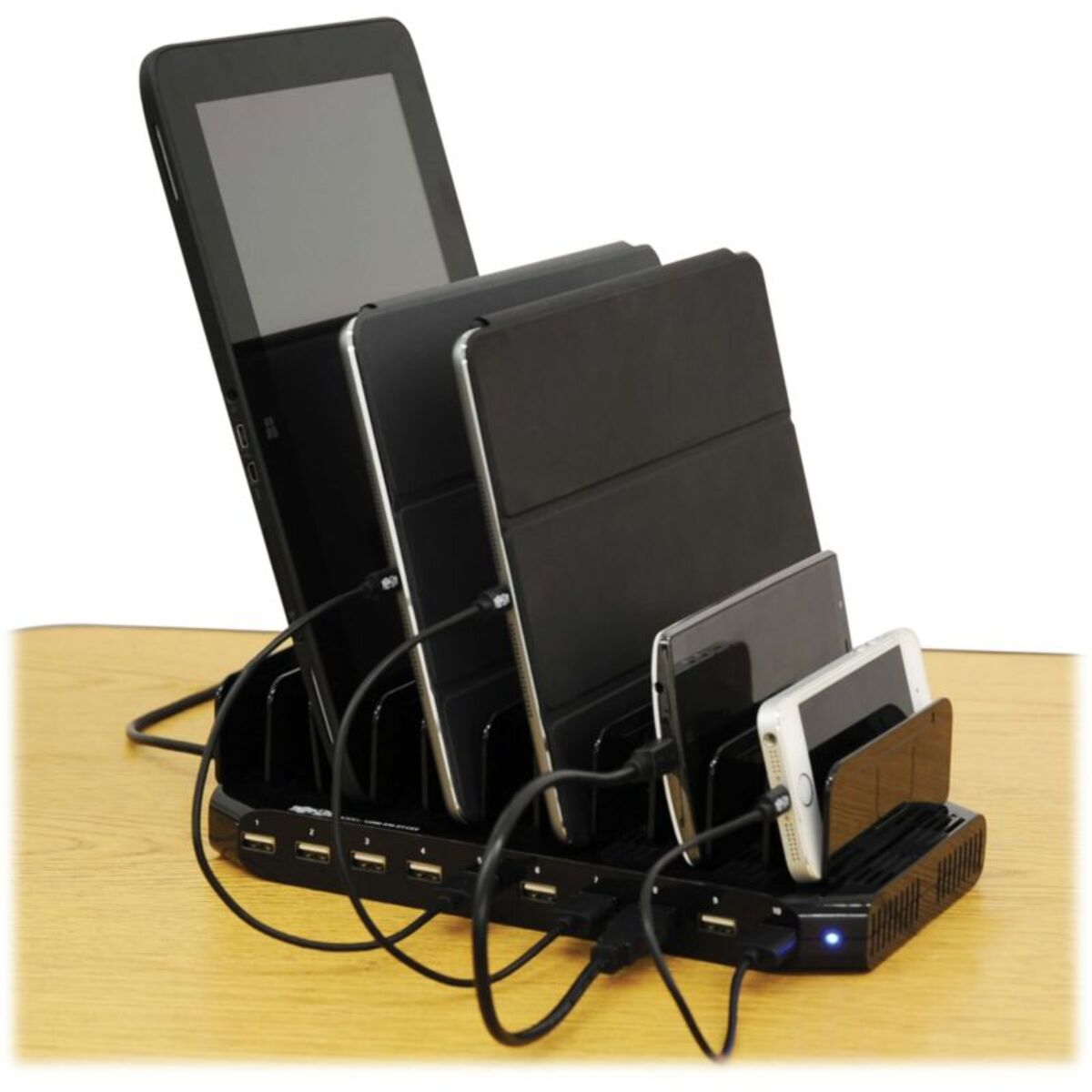 Station d'accueil EATON de recharge 10 ports USB avec supports d