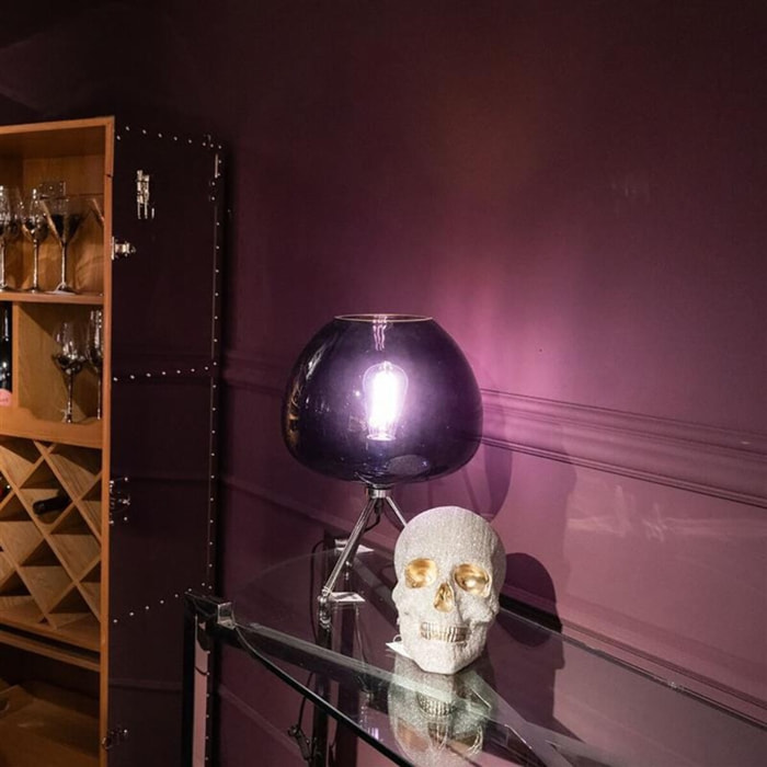 Lampe Sphere bleu nuit Kare Design