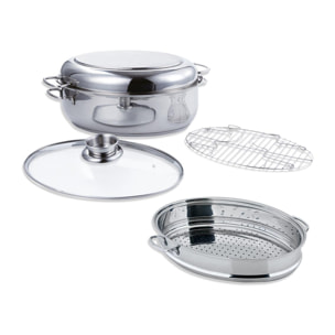 Braisière inox   - 5 pièces