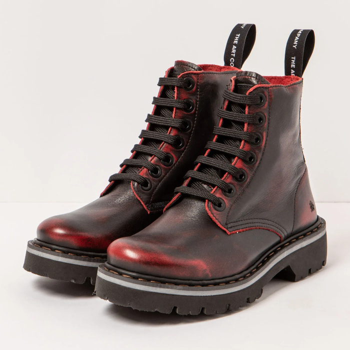 Botines 1166 ASPORT SCARLET / MARINA color Scarlet