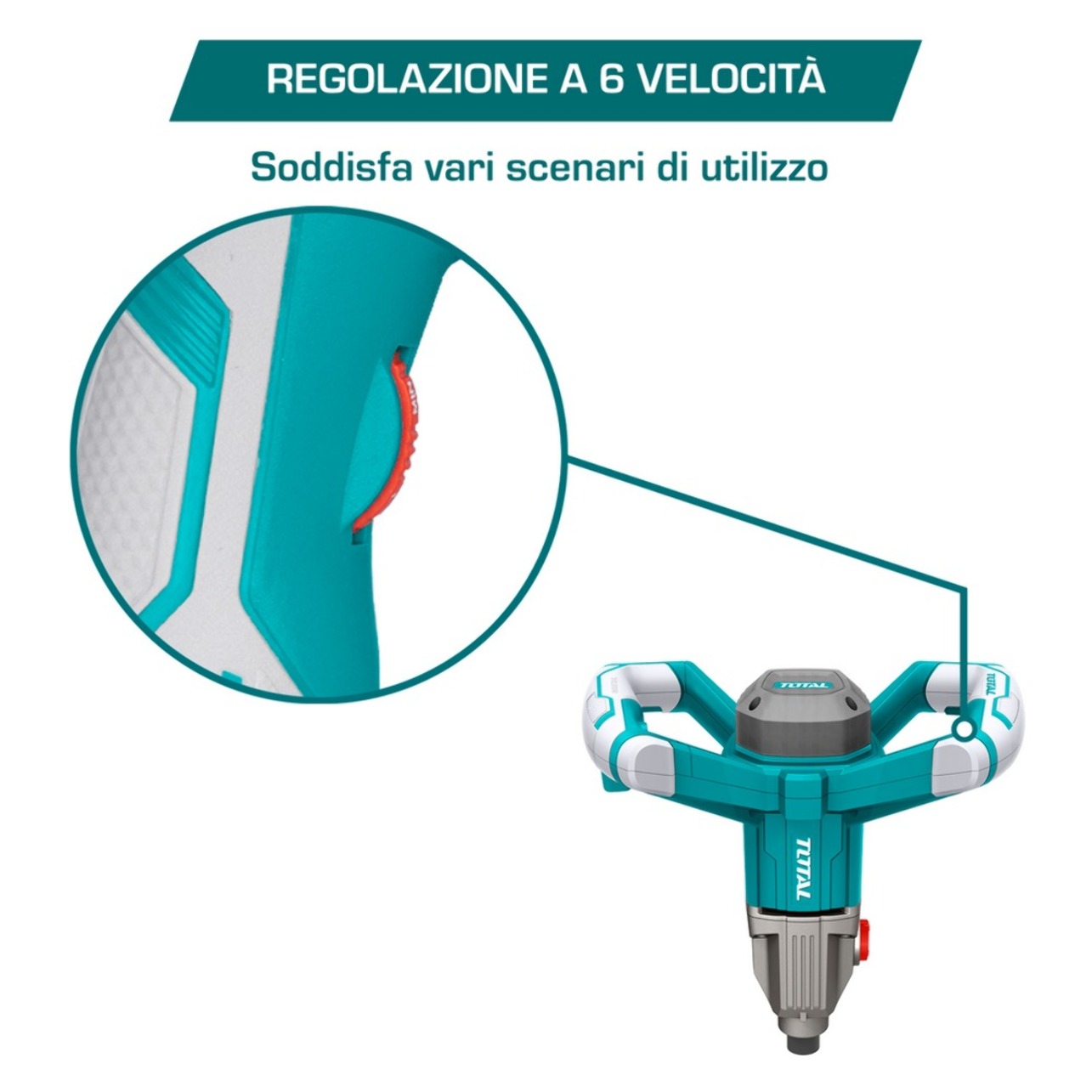 Trapano Miscelatore 1400W - Industrial