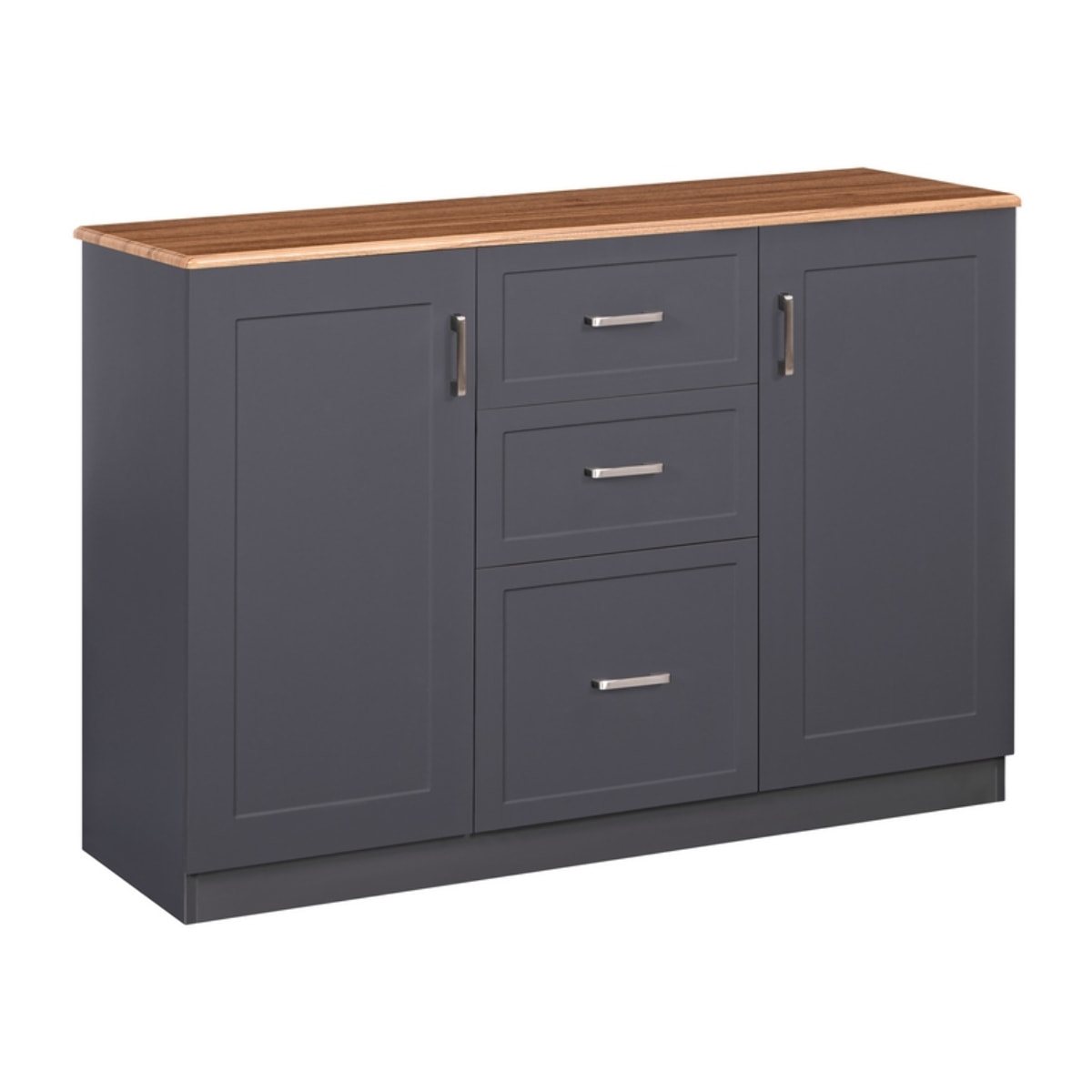 Credenza moderna grigia 120x40x82