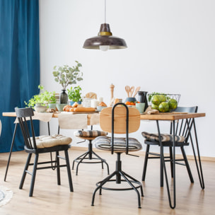 LEDS C4 Lámpara Colgante Vintage E27 60W Ámbar Dorado 422Lm