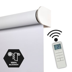 Estor motorizado BLACKOUT PRO Blanco puro