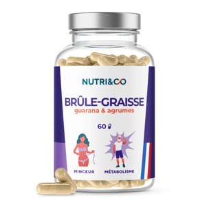 Nutri&Co Brûle Graisse Puissant et Naturel Thé Vert & Agrumes - 60 gélules Vegan