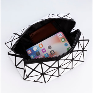 Zerba bolso de mano diseño geométrico.