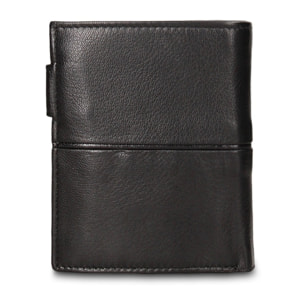 Portafoglio uomo in vera pelle - Modello Sombreuil - Casual - 8.5 x 11.0 x 2.0 cm