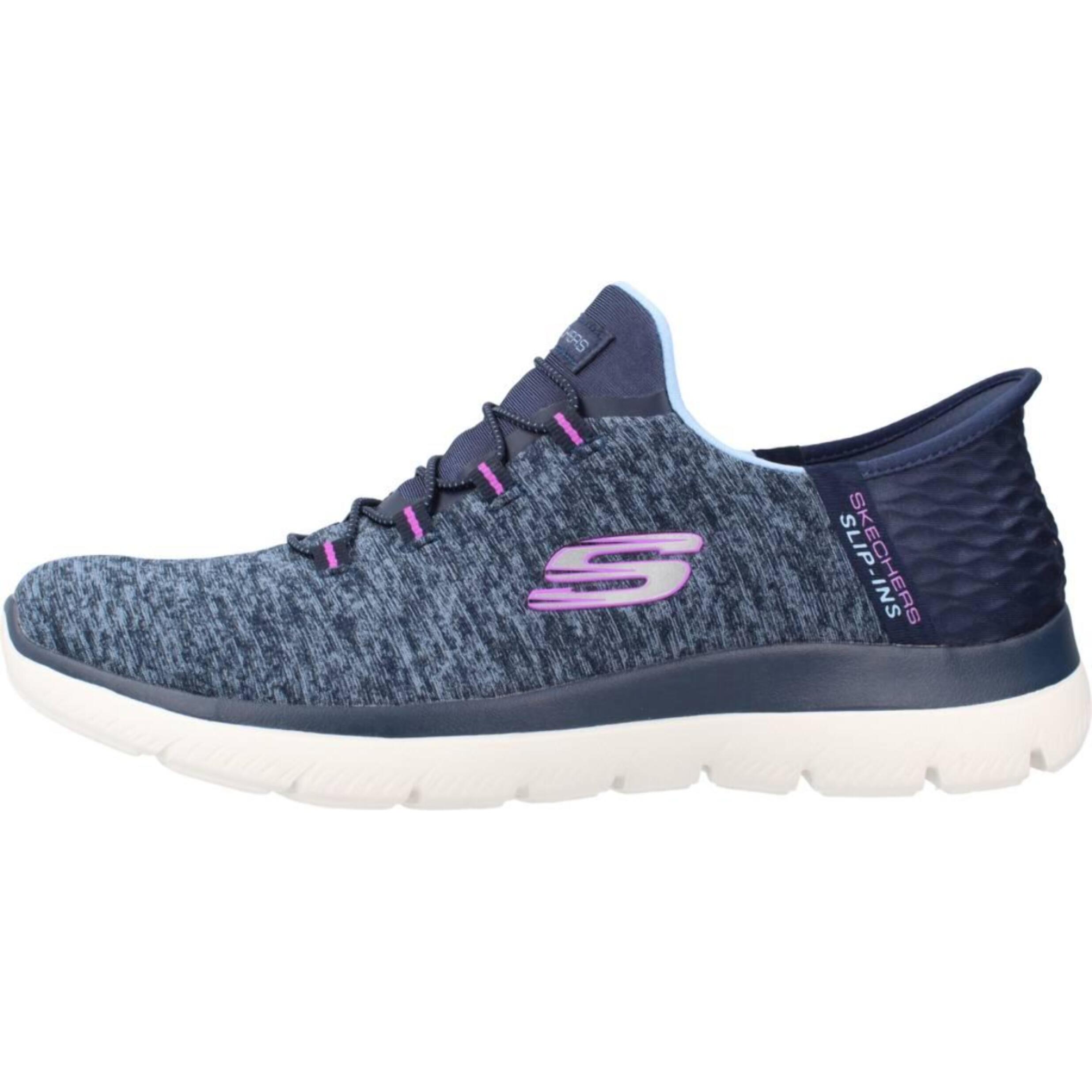 Sneakers De  Mujer Slip-ins: Summits- Dazzling Haze Azul