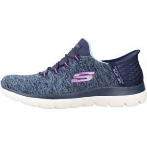 Sneakers De  Mujer Slip-ins: Summits- Dazzling Haze Azul