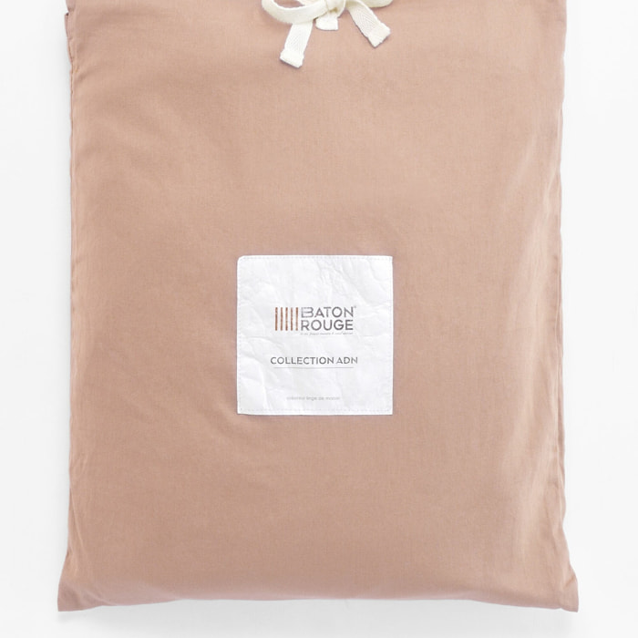 Paire de Taies D'oreiller 100% Satin De Coton 110fils Rose