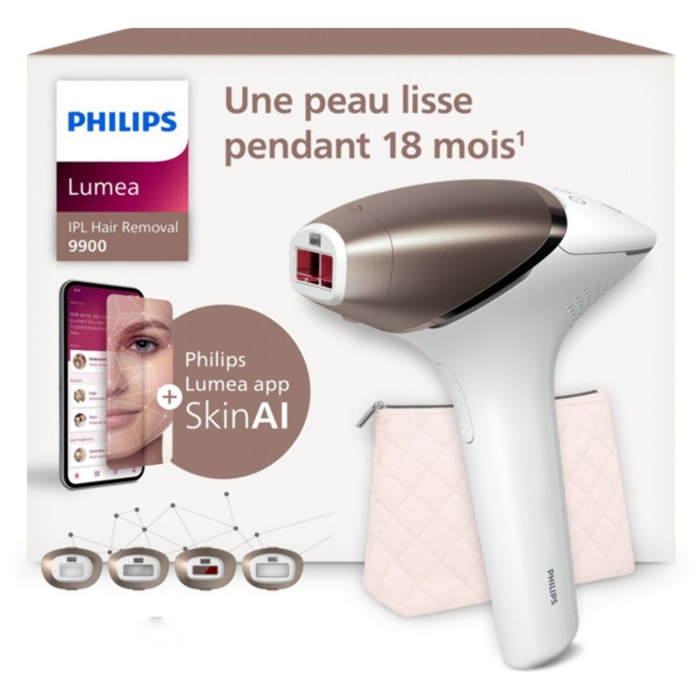 Epilateur lumière pulsée PHILIPS Lumea série 9900 BRI951/01