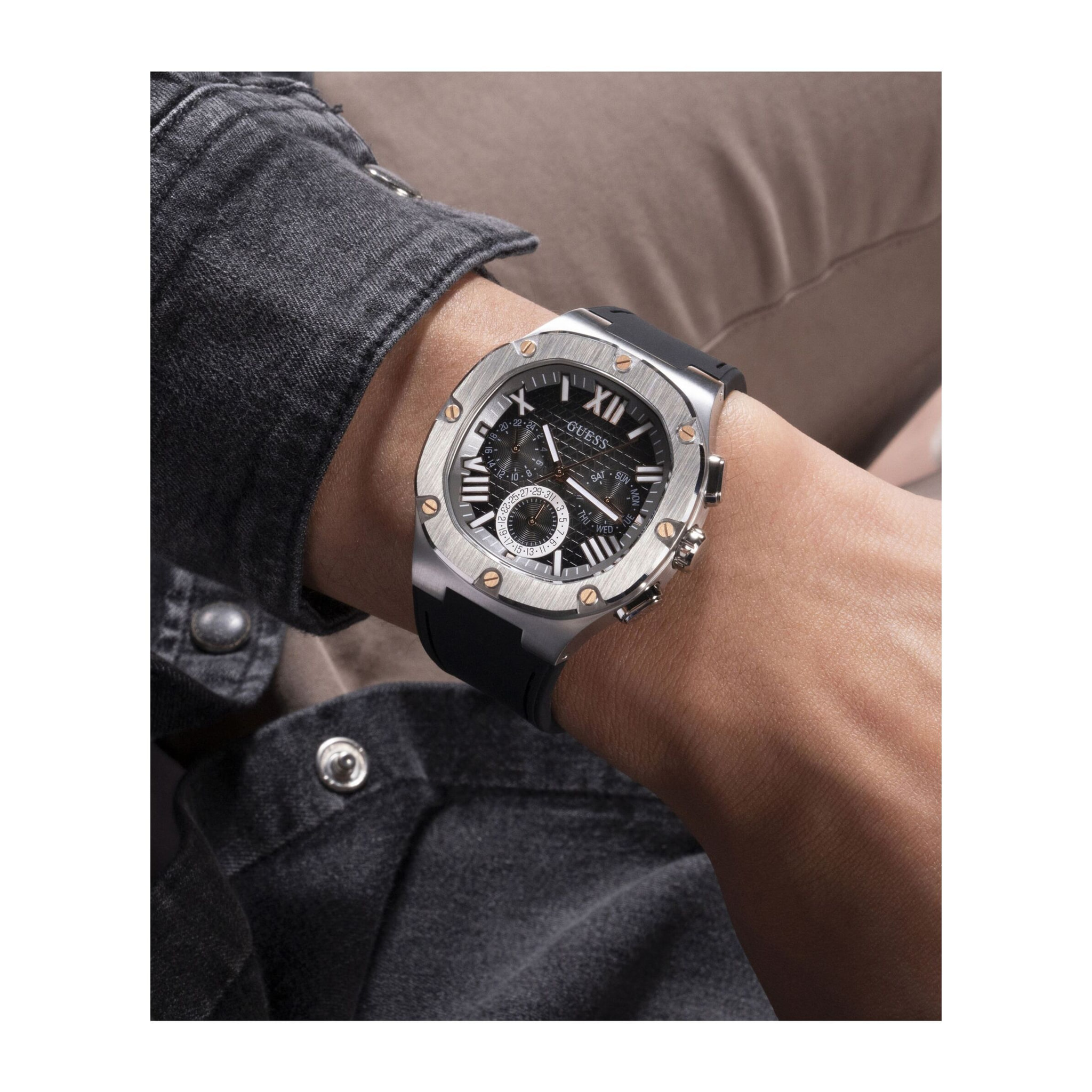 Guess Orologio Analogico Al Quarzo Gd Headline