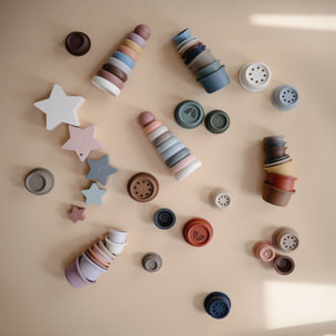 Mushie Anillos Apilables Solid