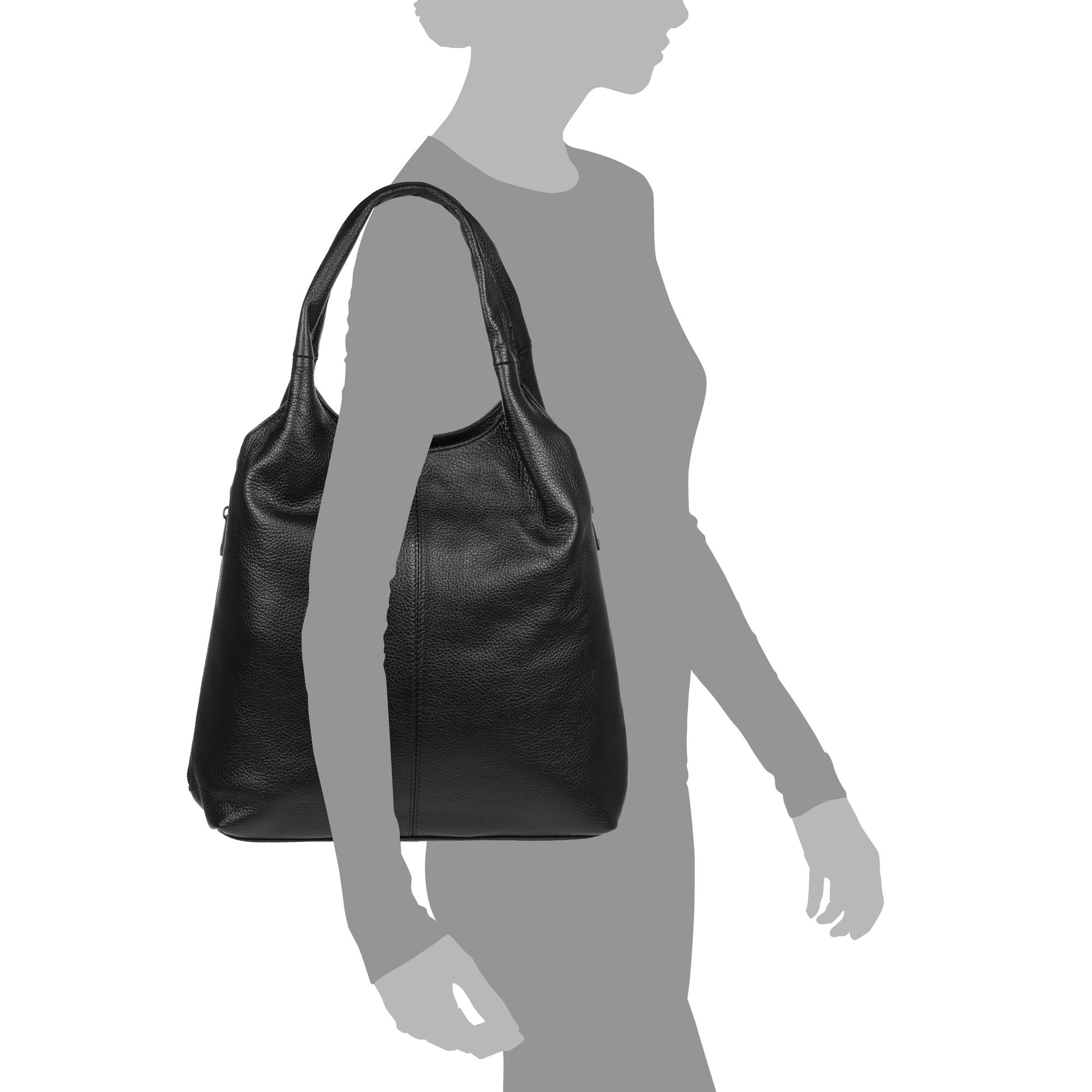 Alliste bolso shopper mujer. Piel auténtica Dollaro.