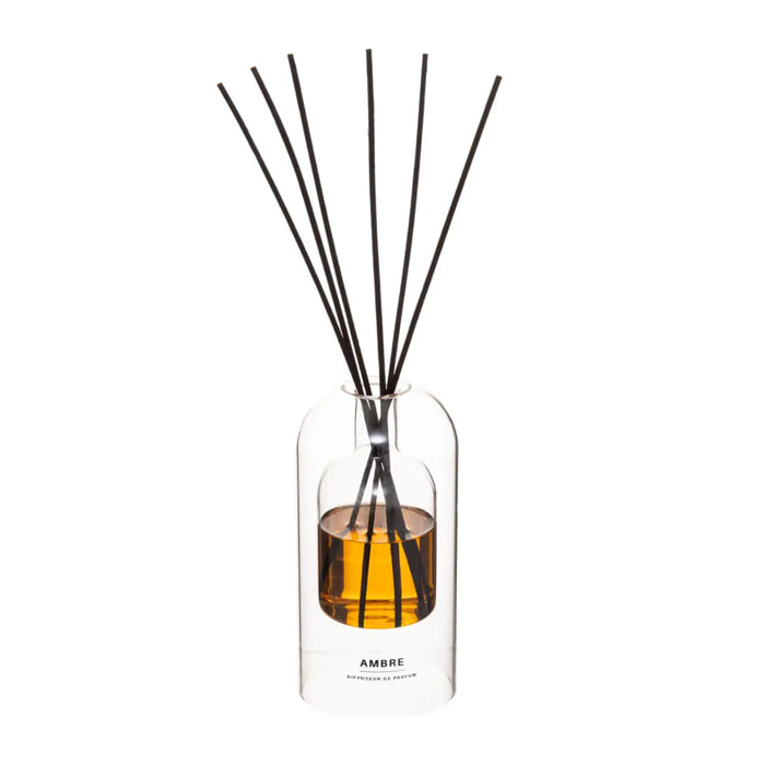 Diffuseur de parfum Ilan 150ml verre ambre