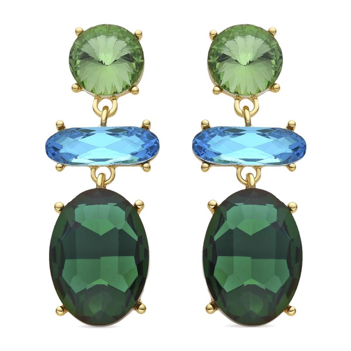 Pendientes Lux by Lux acabadoss en oro amarillo 18k