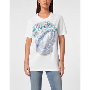 PHILIPP PLEIN Camiseta de corte masculino SKULL