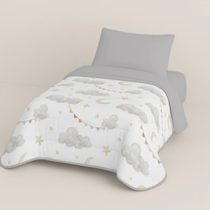 Edredón Nórdico Estampado - Infantil - 100% Poliéster Microfibra - 300 gr/m² con Tacto Pluma - Dreamland