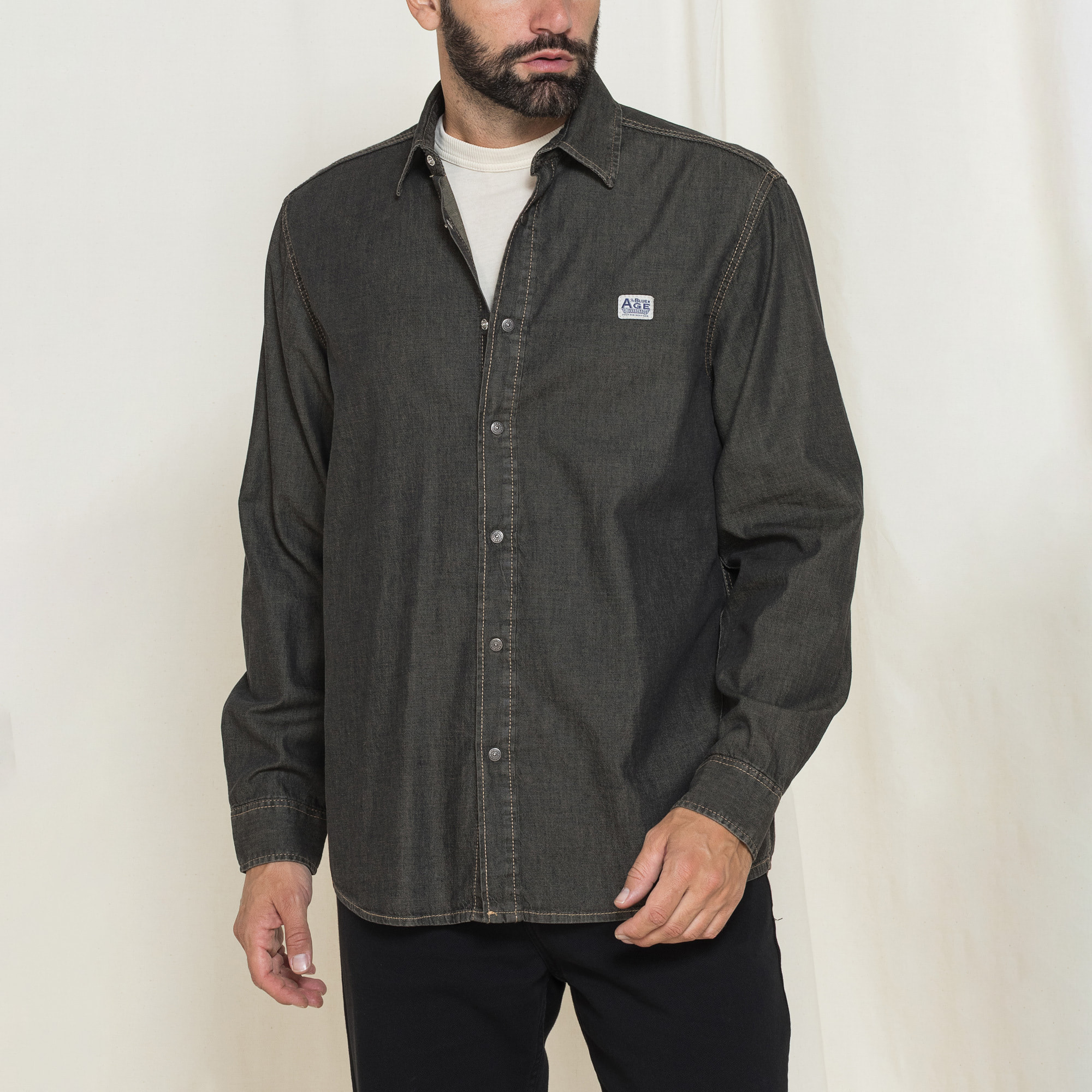 GIACCA CAMICIA IN DEMIN TRATTATO CARRERA REPLICA