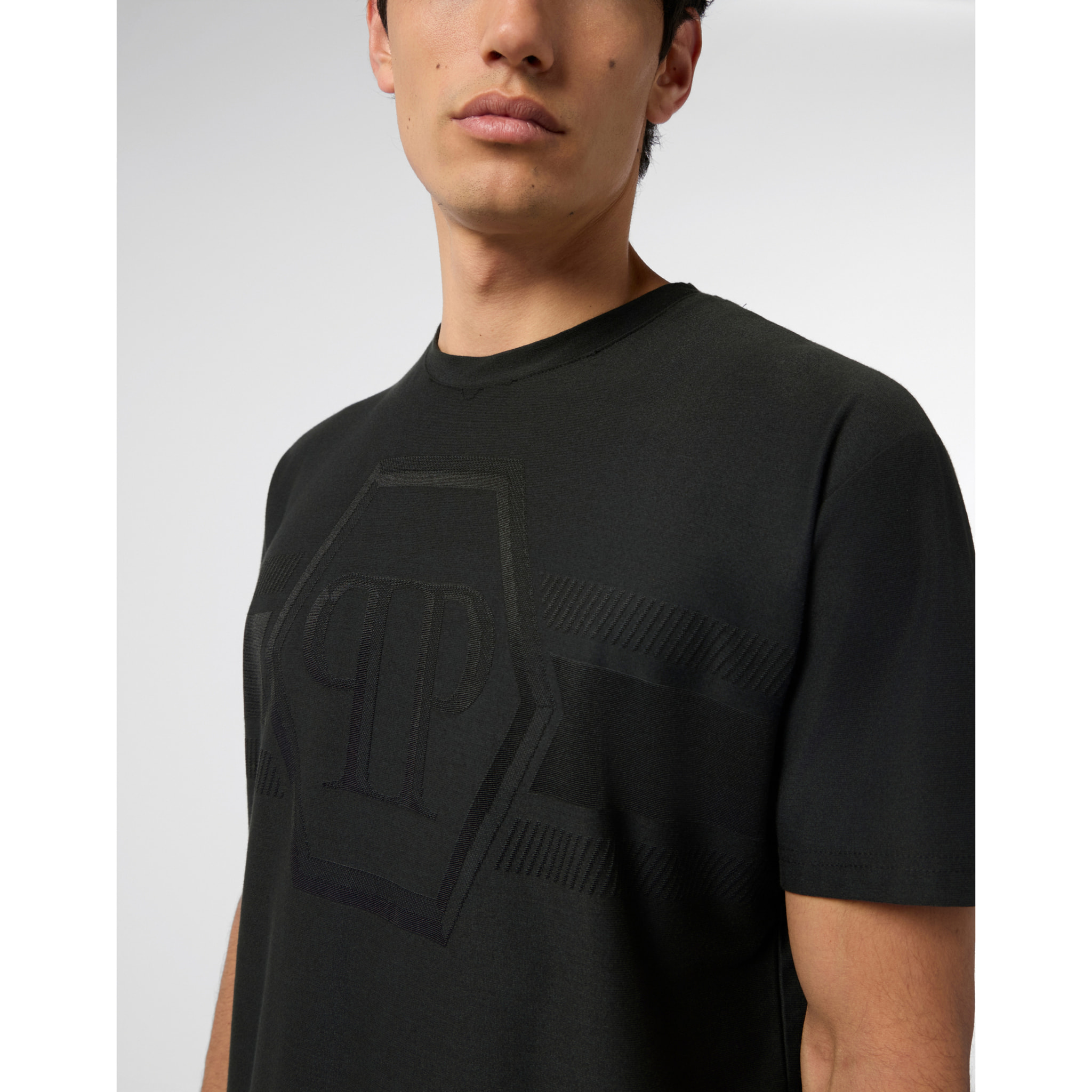 PHILIPP PLEIN Camiseta Cuello Redondo Ss HEXAGON