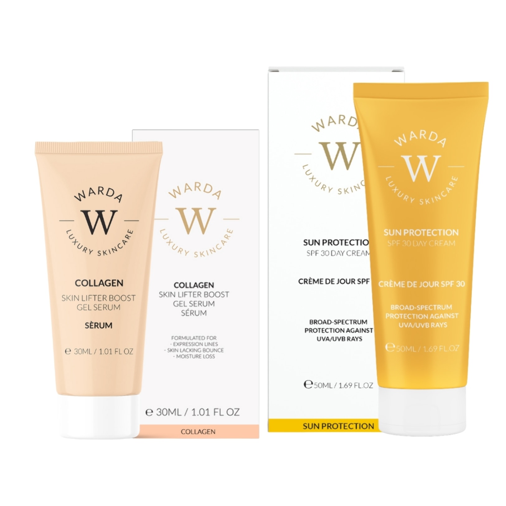 Sérum de colágeno + Crema de día SPF 30