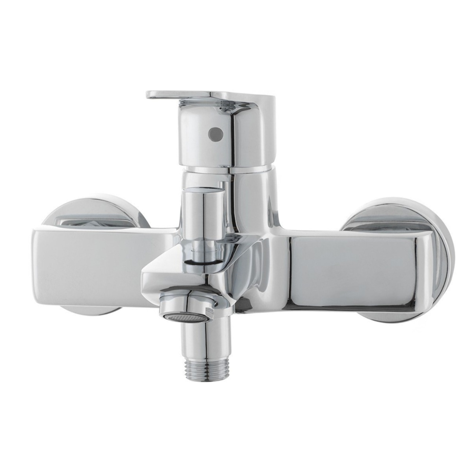 Optima Cube Way mitigeur de baignoire mural 150 mm à levier, chrome (CU222)