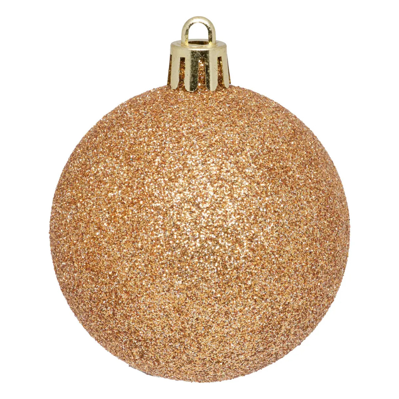 Lot de 25 boules D.6cm polystyrène recyclé bronze