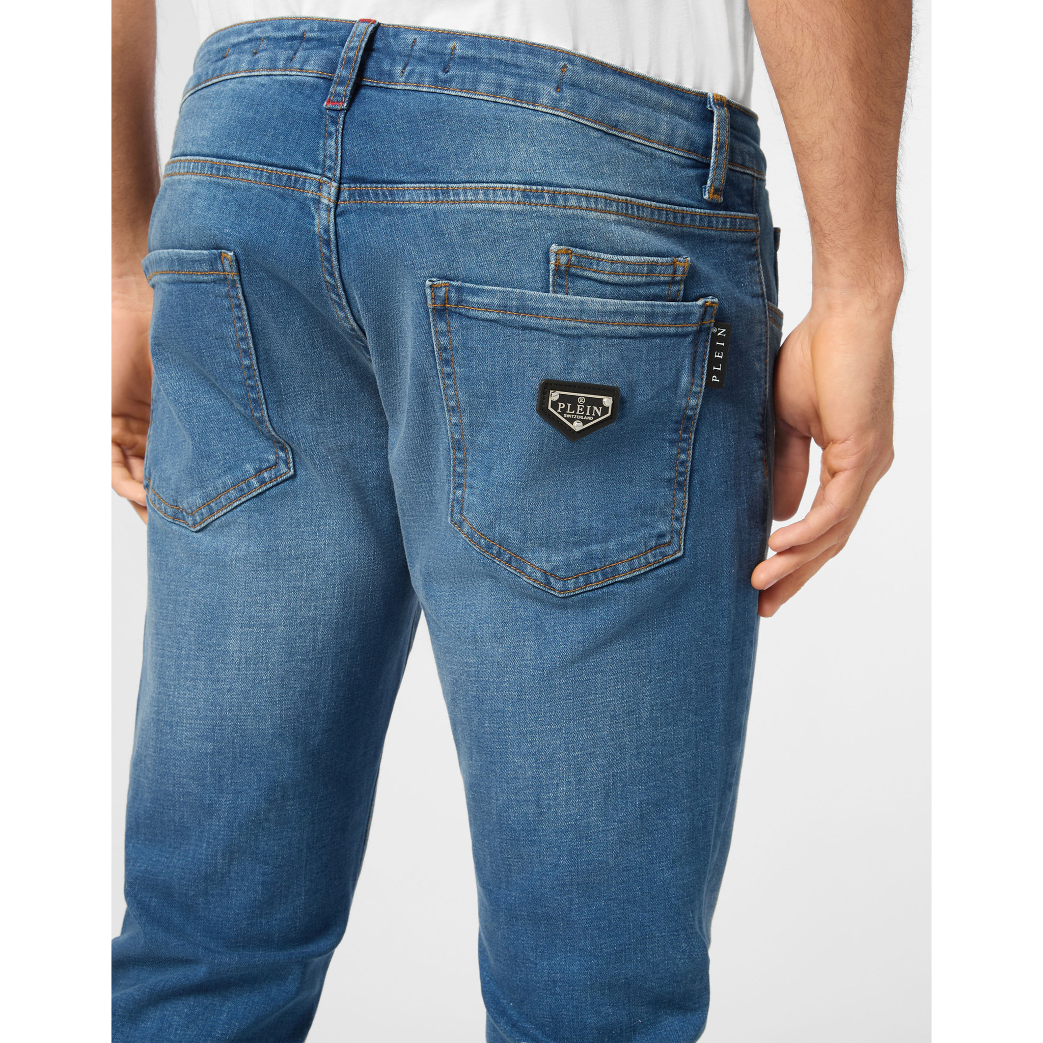 PHILIPP PLEIN Vaqueros de corte recto