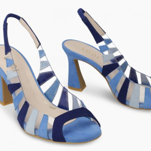 SANDALIAS AZULES HALENISA