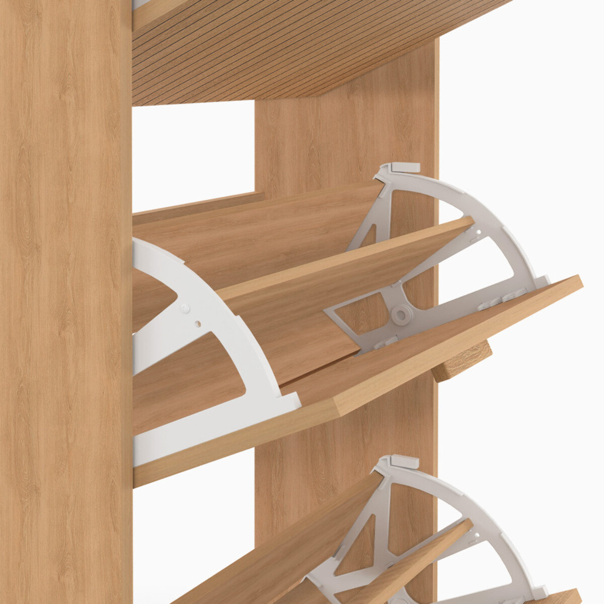 Meuble chaussures Faustine 4 portes - 24 paires