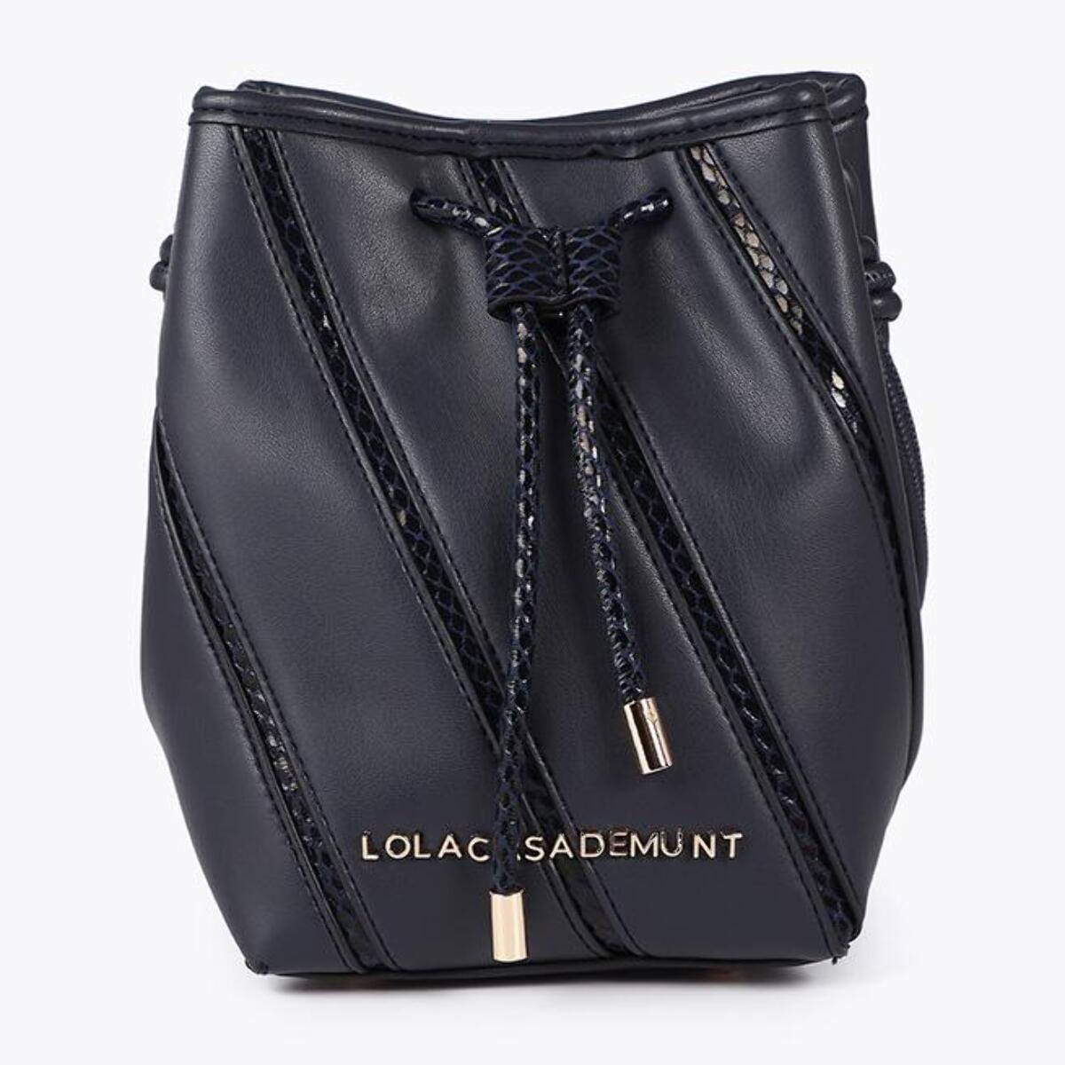 Tracolla con dettagli effetto serpente