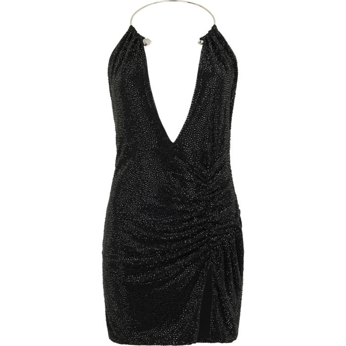 PHILIPP PLEIN Mini Dress Piercing Strass