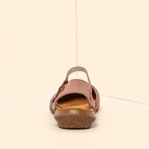 Sandalias N412 NOBUCK LAVADO MALVA / WAKATAUA color Malva