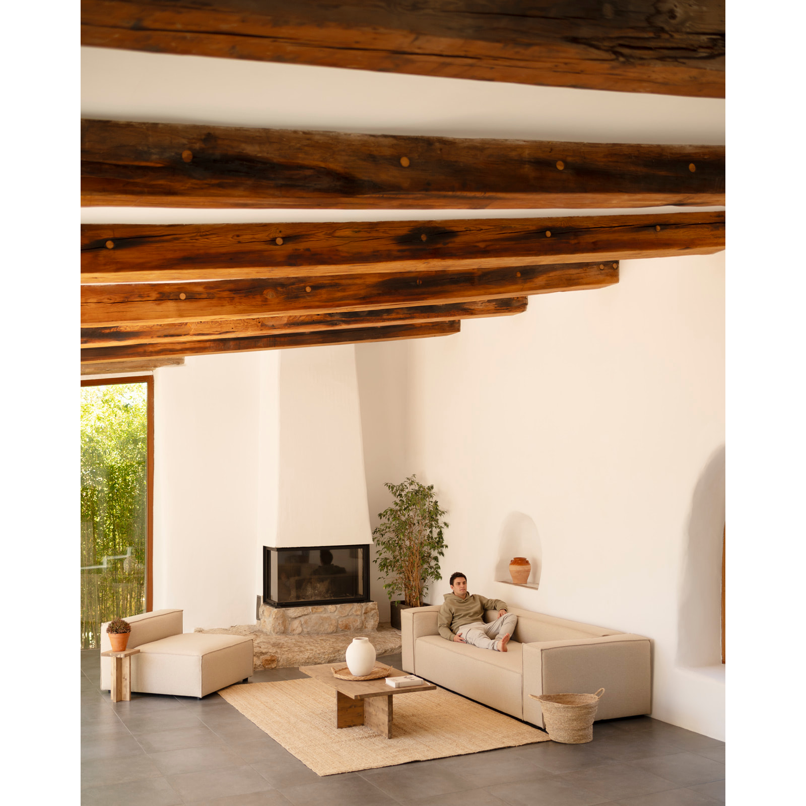 Fauteuil couleur marron beige de 110x90cm Hauteur: 70 Longueur: 110 Largeur: 90
