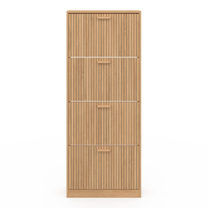 Meuble chaussures Faustine 4 portes - 24 paires