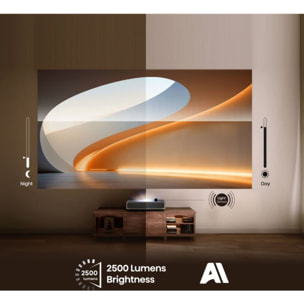 Vidéoprojecteur home cinéma HISENSE PT1 4K, ultra courte focale, tri-laser, IMAX Enhanced, Dolby Vision