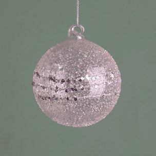 Sfera con paillettes - Pezzi 12 - ORO - Bianchi Dino SpA