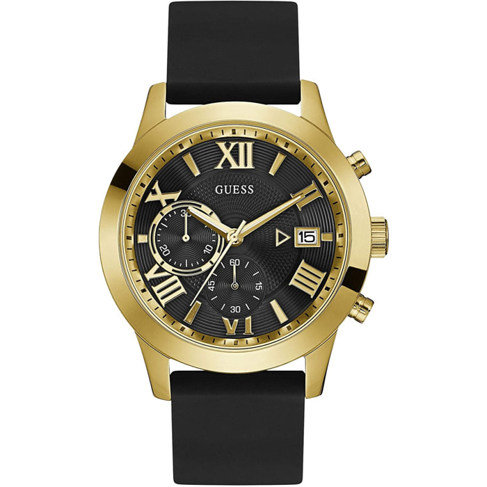 Reloj Guess W1055G4 Hombre Analogico Cuarzo con Correa de Caucho