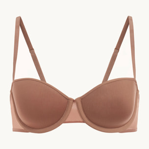 Reggiseno Sheer Opaque Bandeau Bra