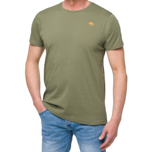 Camiseta de algodón 150 gr Hot Buttered Lizard Color Verde Militar