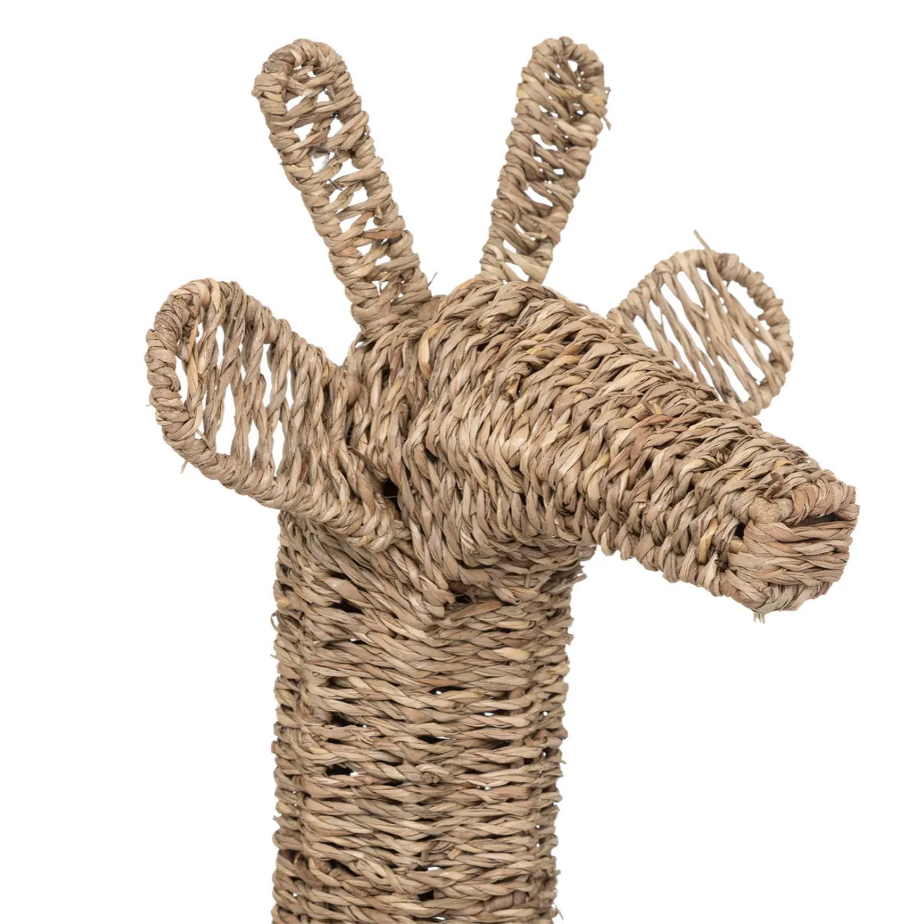 Panier enfant "Girafe" - jacinthe d'eau tressée H79 cm