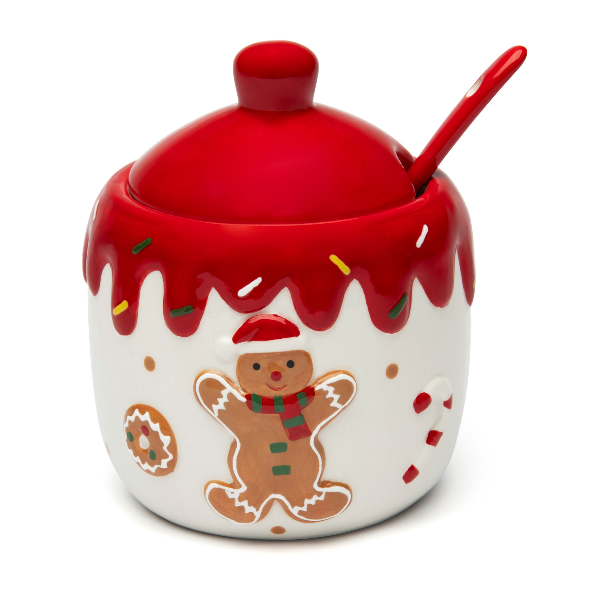 Formaggiera\ Zuccheriera Excelsa- Wonderful Ginger, Ceramica Multicolore