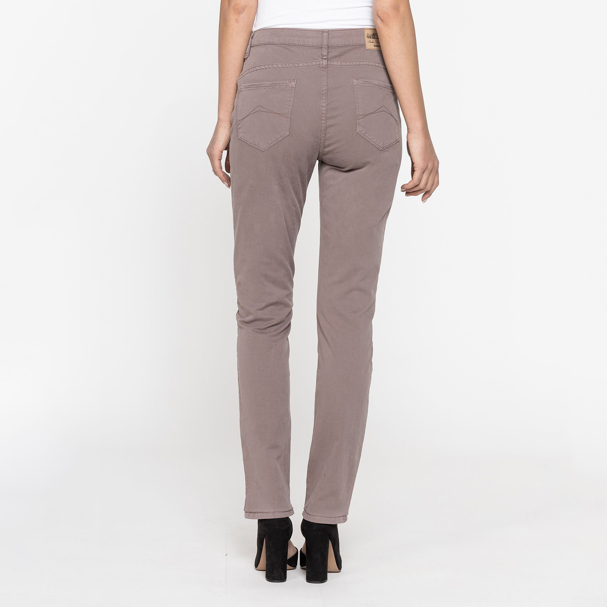 PANTALONE IN GABARDINA MOD.753 . Vita alta e gamba confortevole.