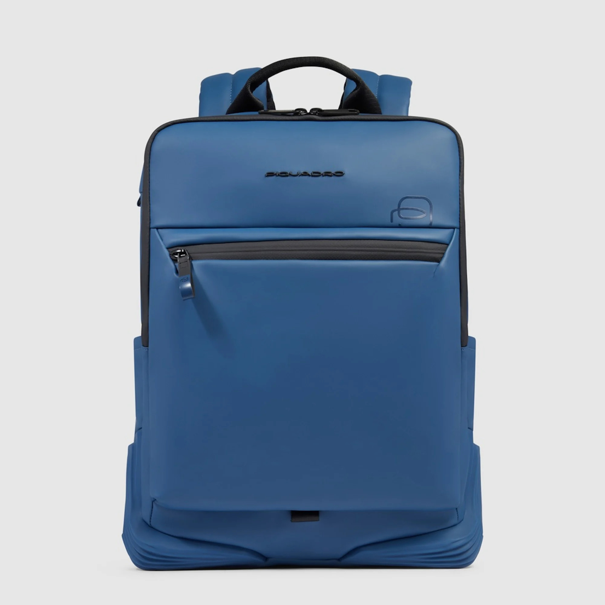 Piquadro Zaino per computer e iPad® con cinghia pettorale, porta bottiglia e RFID