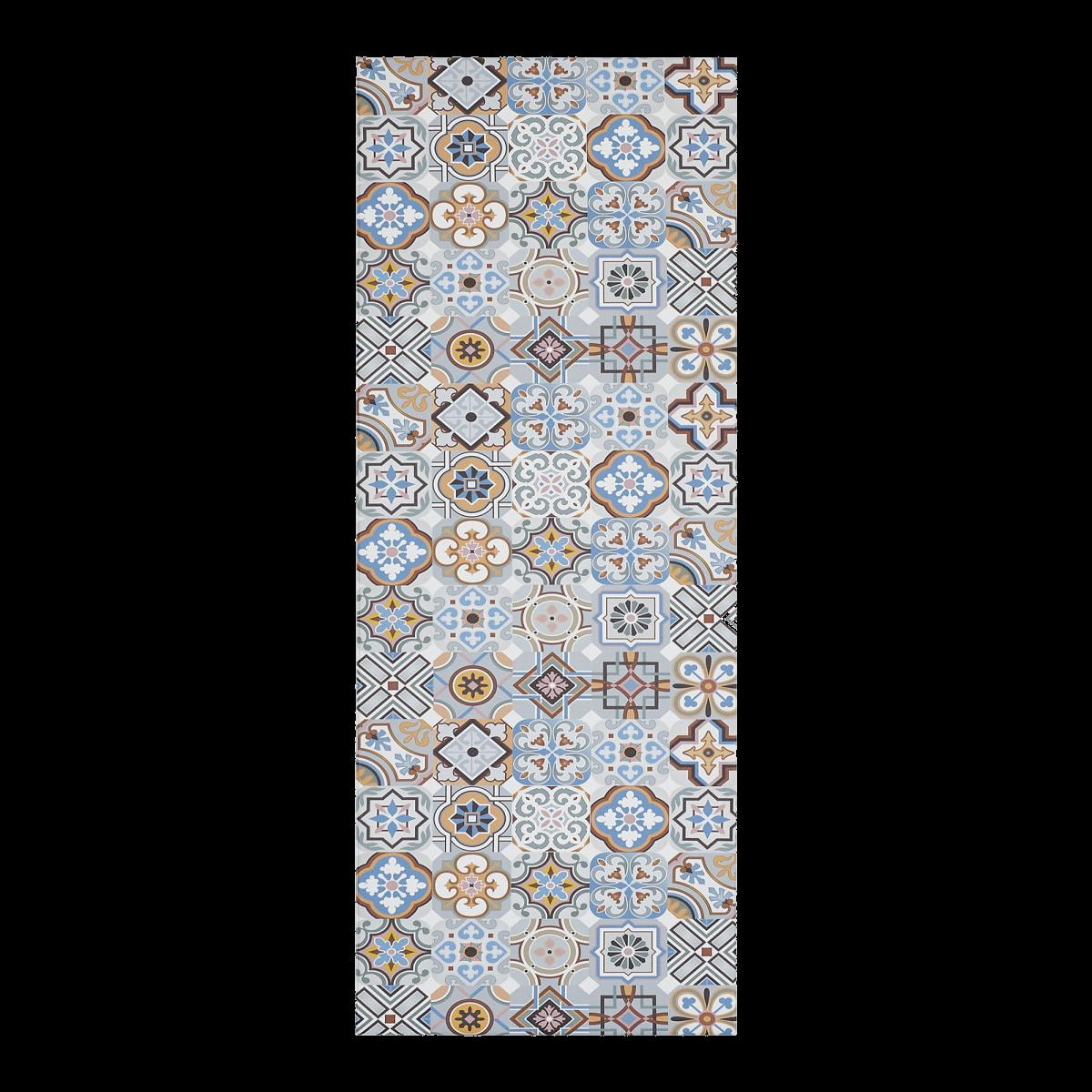 Tapis de cuisine en PVC motif géométrique PKIT