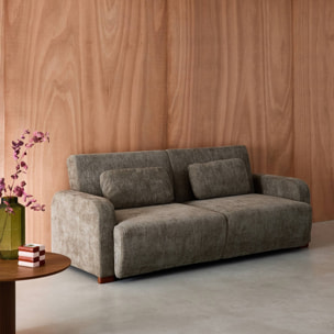 Canapé convertible 3 places tissu DANY