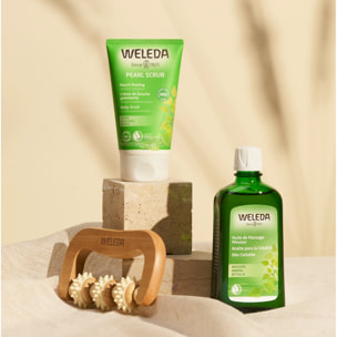 WELEDA - Coffret Minceur (Huile de Massage Minceur 200 ml + Crème de Douche Gommante 150 ml au Bouleau + Rouleau Massant)
