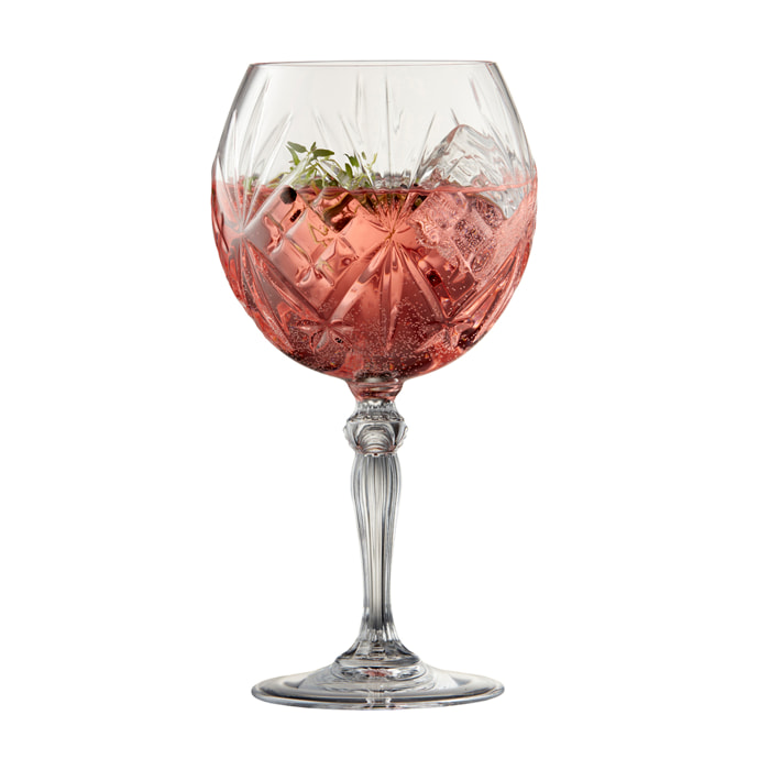 Set de 4 verres à gin tonic Melodia 65 cl