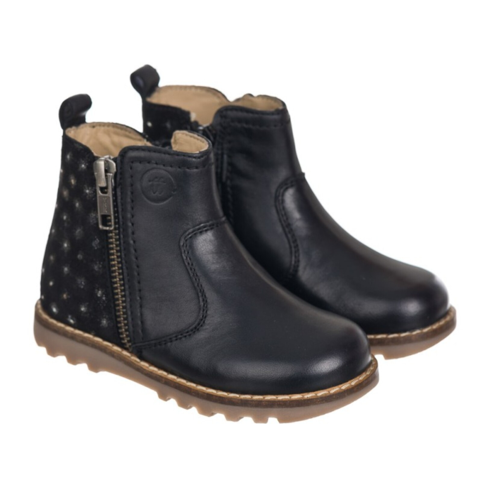 Botin de piel natural