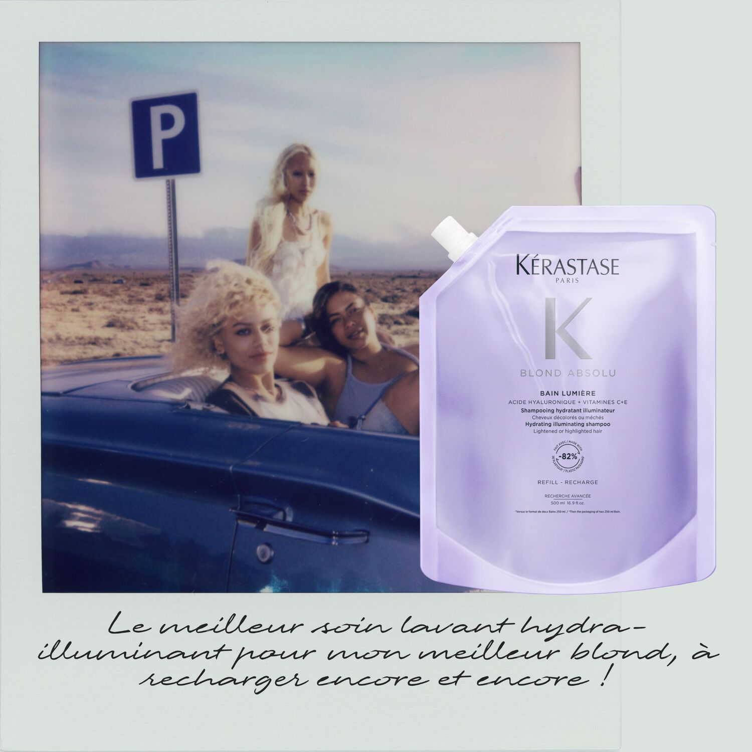 Blond Classic - Recharge Shampoing hydratant illuminateur pour cheveux blonds